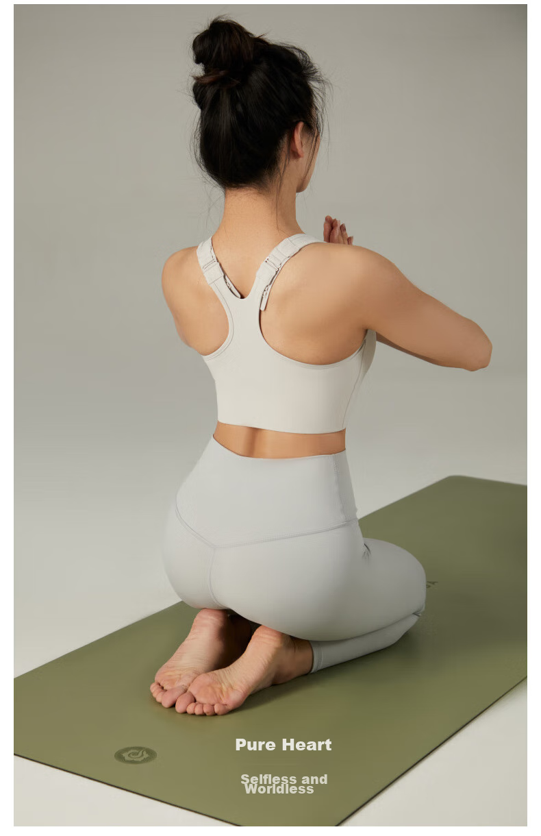 Hata Natural Rubber Non-Slip Yoga Mat, Thickened And Widened for Beginners, Soundproof, Shock-Absorbing, Fitness Mat, Eco-Friendly Home Exercise Mat 4