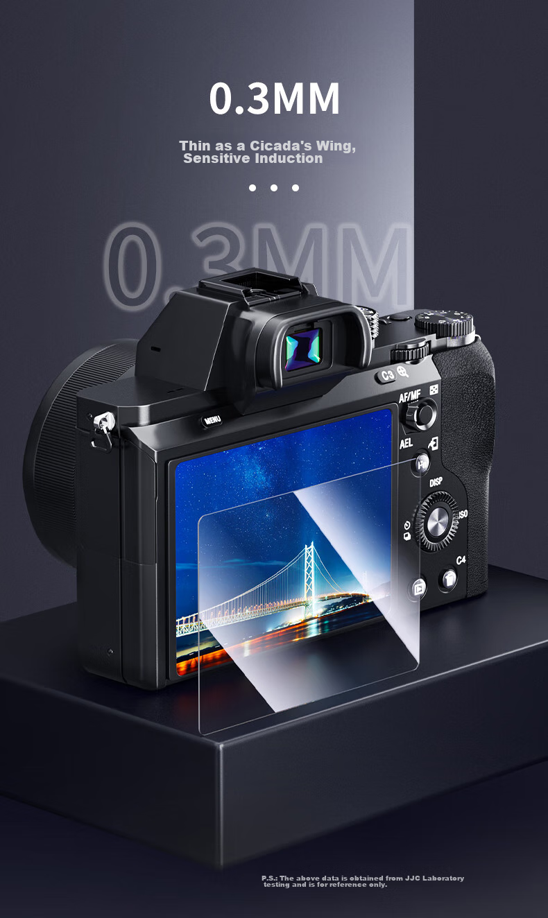 JJC Screen Protector for Sony A7c2 A7m4 ZV-E10II A7c Second Generation A7cr A6700 ZVE1 ZV-E1L Camera Screen Protective Film, Mirrorless Camera Accessory 5