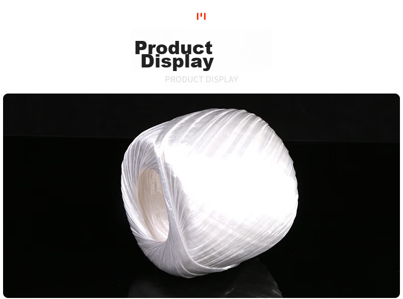 Beifute Packing Rope, Bundling And Binding Plastic Rope, Nylon Packing Rope for Large Bundles, Hay Rope, Packaging Rope Thickened And Wear-Resistant, White 7