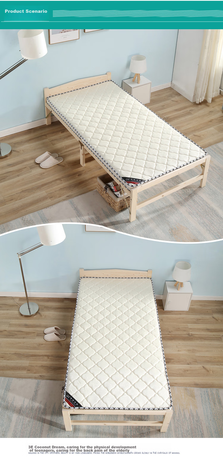 Pengyoujiasi Mattress, Folding Mattress, Coconut Palm Fiber Mattress, Knitted Fabric, 90*190CM, PY-Z09 6