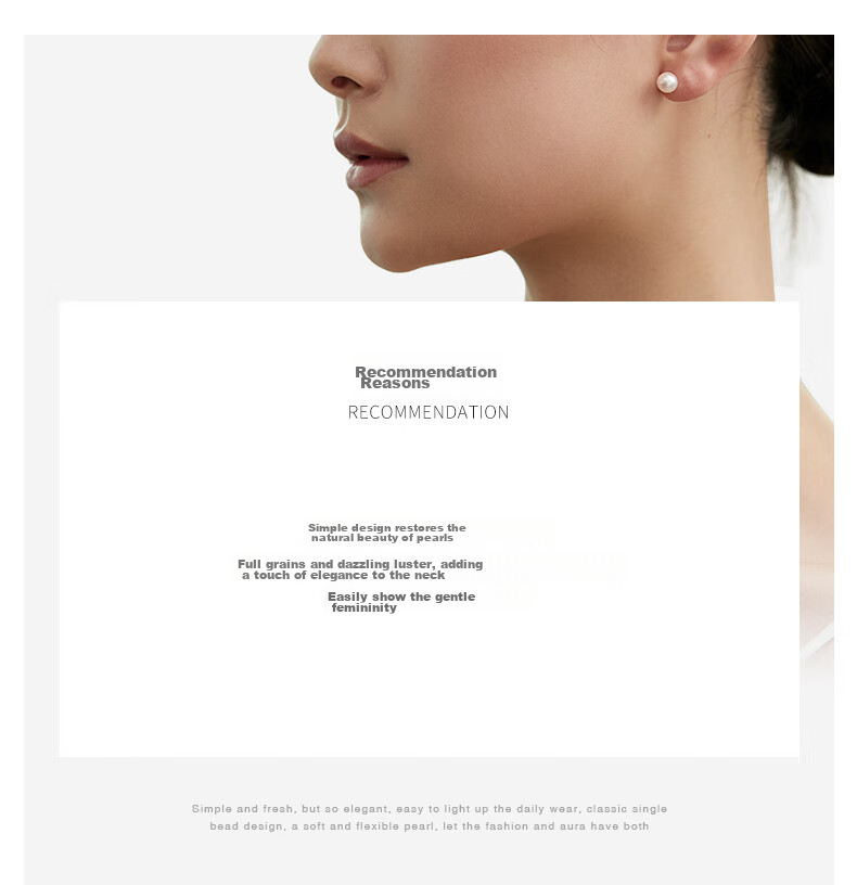 Jingrun Pearl Pendant for Women 925 Silver Freshwater Pearl Necklace Pink Purple Single Pearl Birthday Gift for Girlfriend 2