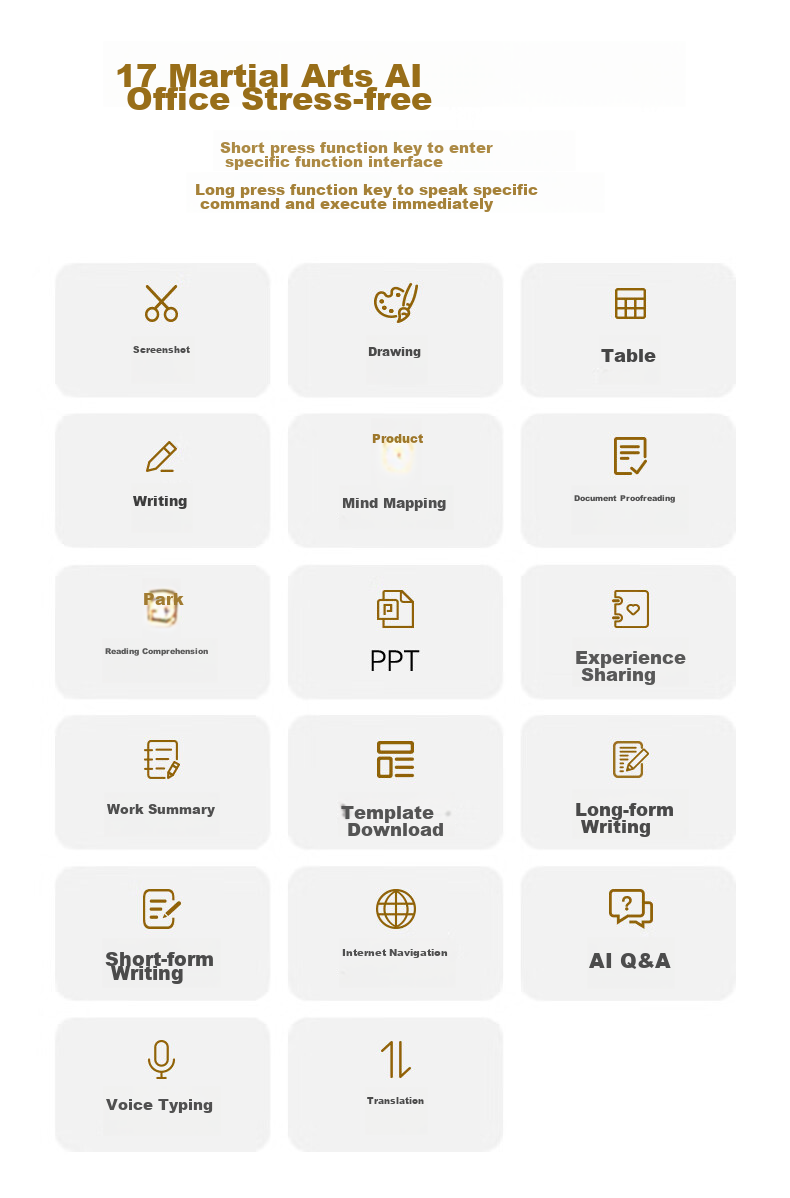 Mimouse MK17AI Keyboard, Small 17, Supports AI Video Drawing Meeting Recording Writing PPT, Mechanical Digital Smart Keyboard, Wireless Tri-Mode Bluetooth 3