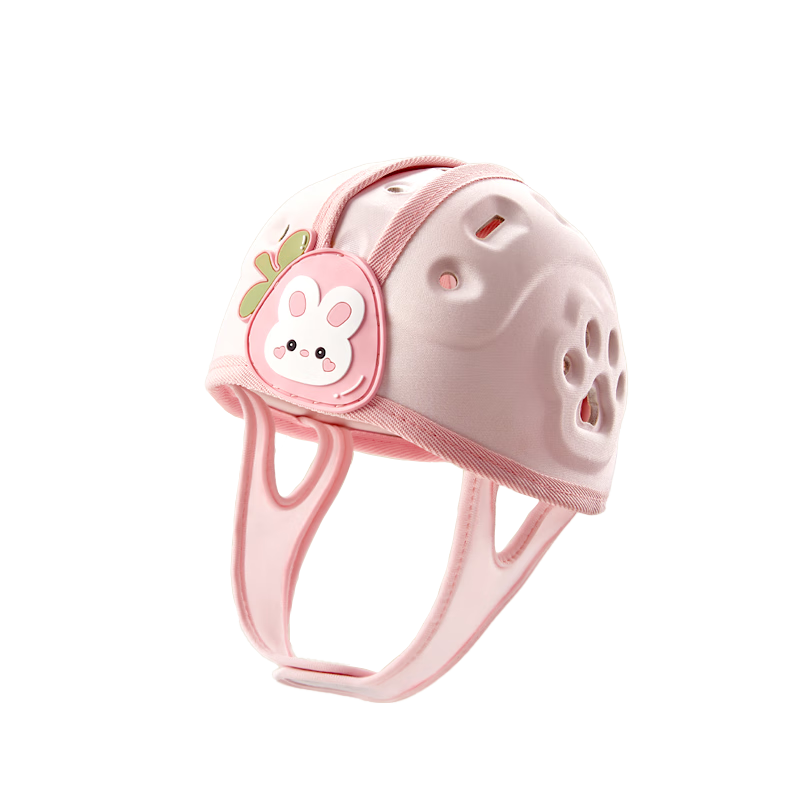 AIBEDILA Anti-Fall Hat, Baby Walking Head Protection, Anti-Collision Helmet Pillow, Toddler Walking Aid, Children's Safety Device, Pink Little Rabbit