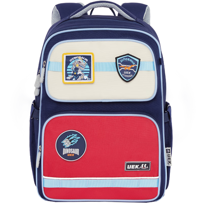 UEK Children's Spine-Protecting Backpack for Boys And Girls, Elementary School Students Grades 3-6, Lightweight, Ultra-Light Double Shoulder Bag with Large Capacity Set
