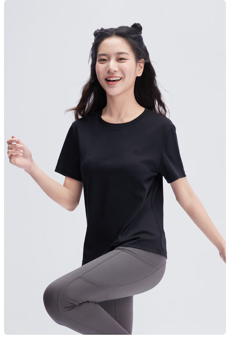 MiiOW Unisex T-Shirt, Liquid Ammonia Pure Cotton, White Short-Sleeve Round Neck, Thin Casual Sporty Base Layer 15