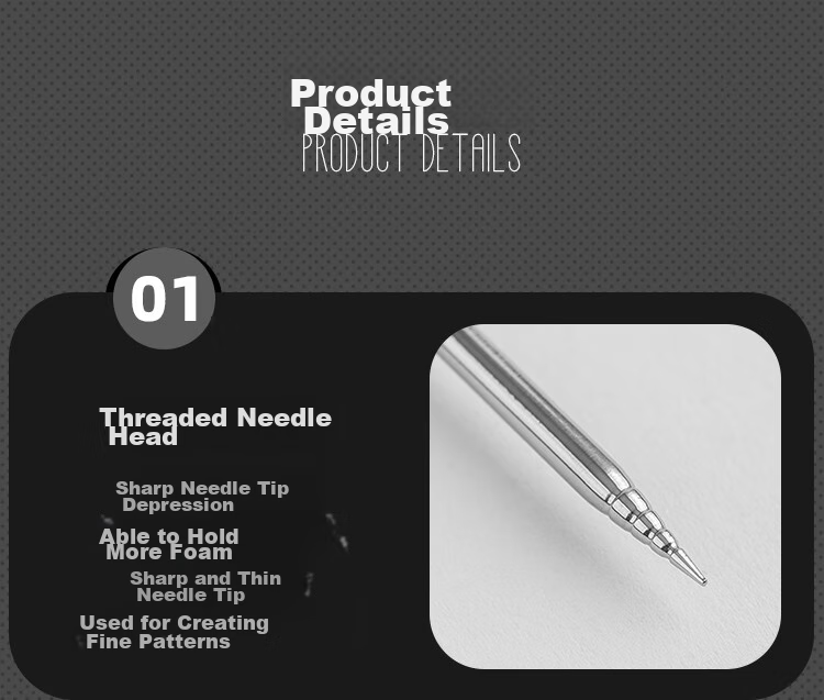 Banwushenghuo Coffee Latte Art Needle, Carving Needle, Latte Art Pen with Wooden Handle, Coffee Latte Art Tool, Flower Needle, Decorative Flowering Rod, Flowering Needle 11