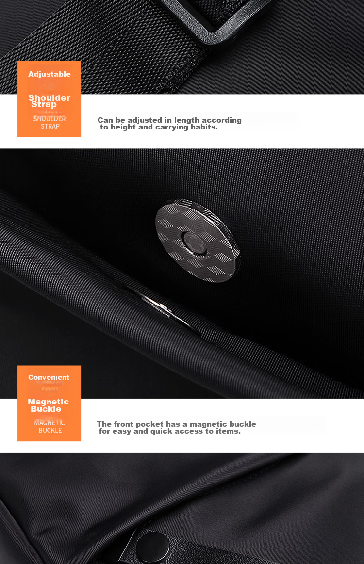 GOLF Chest Bag for Men, Trendy Crossbody Bag, Casual Shoulder Bag for IPad And Phone, Cycling Sports Travel Small Backpack 39