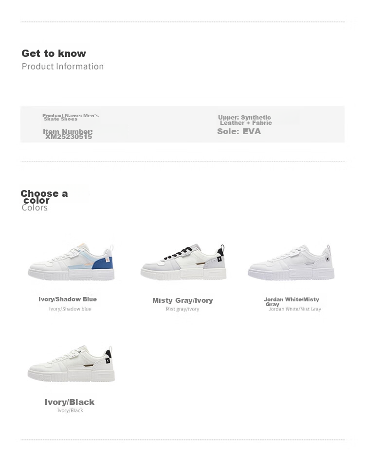 QIAODAN Men's Sneakers, Autumn New Style Mesh Casual Shoes, Thick-Soled Height-Increasing White Shoes, Athletic Footwear for Me 22