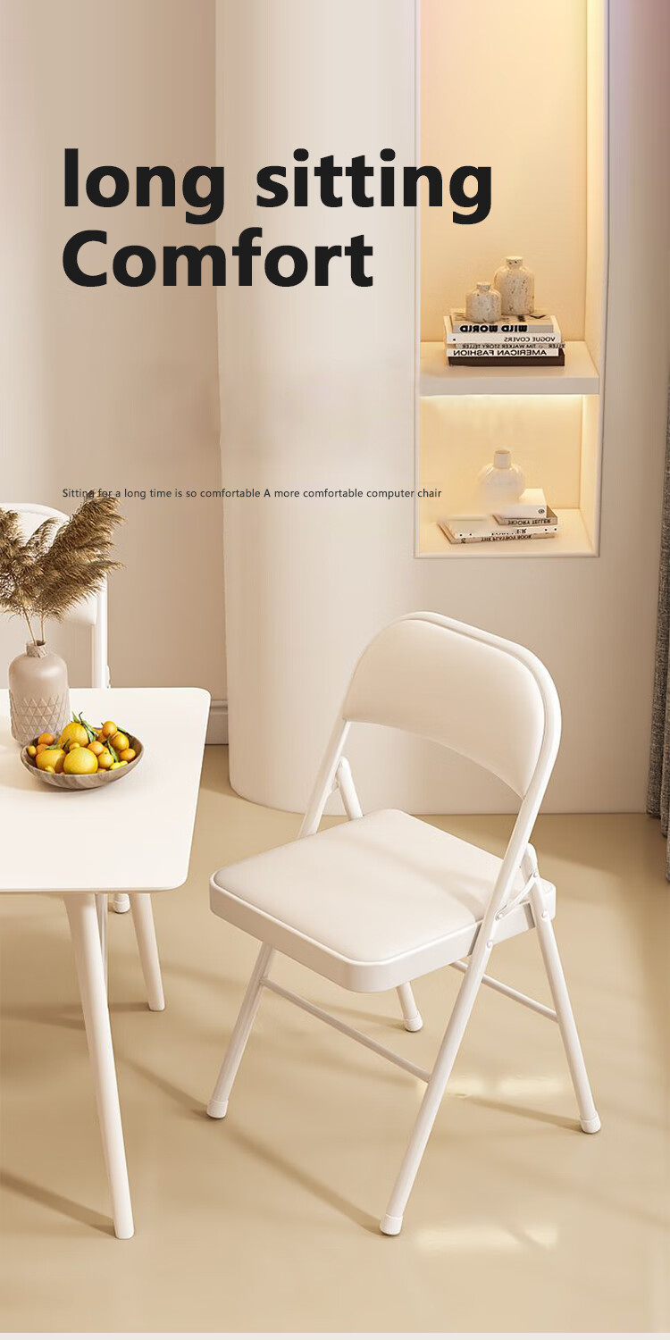 Huanaxin Folding Chair, Training Chair, Backrest Chair, Home Dining Chair, Portable Outdoor Office Chair, Conference Chair, Dormitory Computer Chair, 1022 1