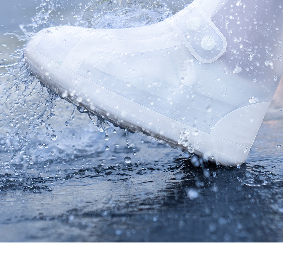 Zhengyu Rain Shoe Covers, Waterproof Non-Slip Wear-Resistant Thickened Children's Shoe Covers, Portable Rain Boots, Waterproof Shoes for Adults, Men And Wome 7