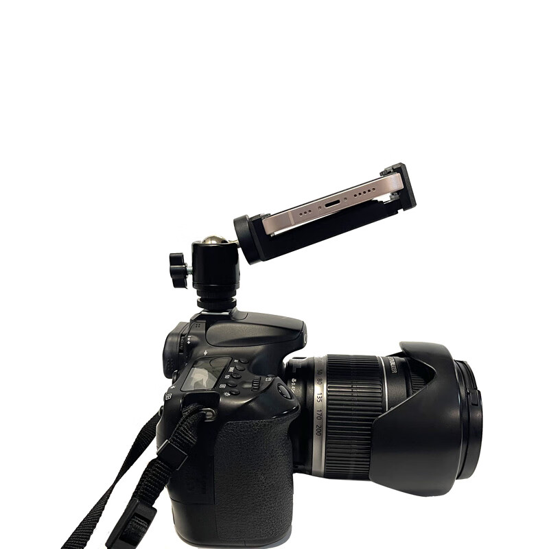 Earlymen EM-216 Hot Shoe Phone Clamp for DSLR And Mirrorless Camera Accessories, External Monitor Display Viewfinder Gadget Shooting Fixed Bracket, Hot Shoe + Gimbal + Phone Clamp 4