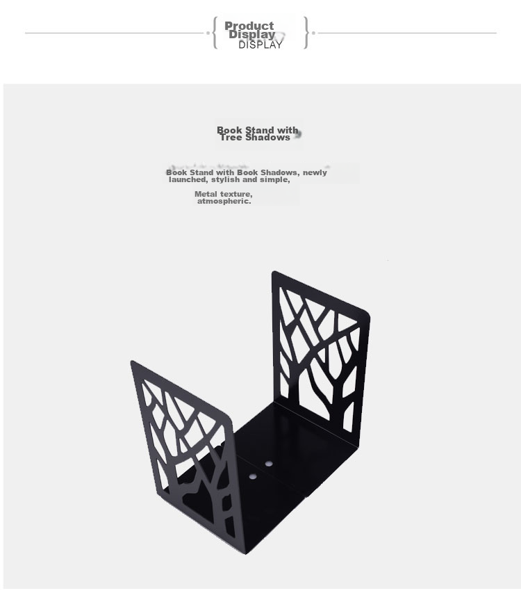 M&G 50cm Extendable Desktop Bookend, Simple Metal Bookshelf for Tabletop Storage, Large Bookend, Sky Blue ABS917C522 3