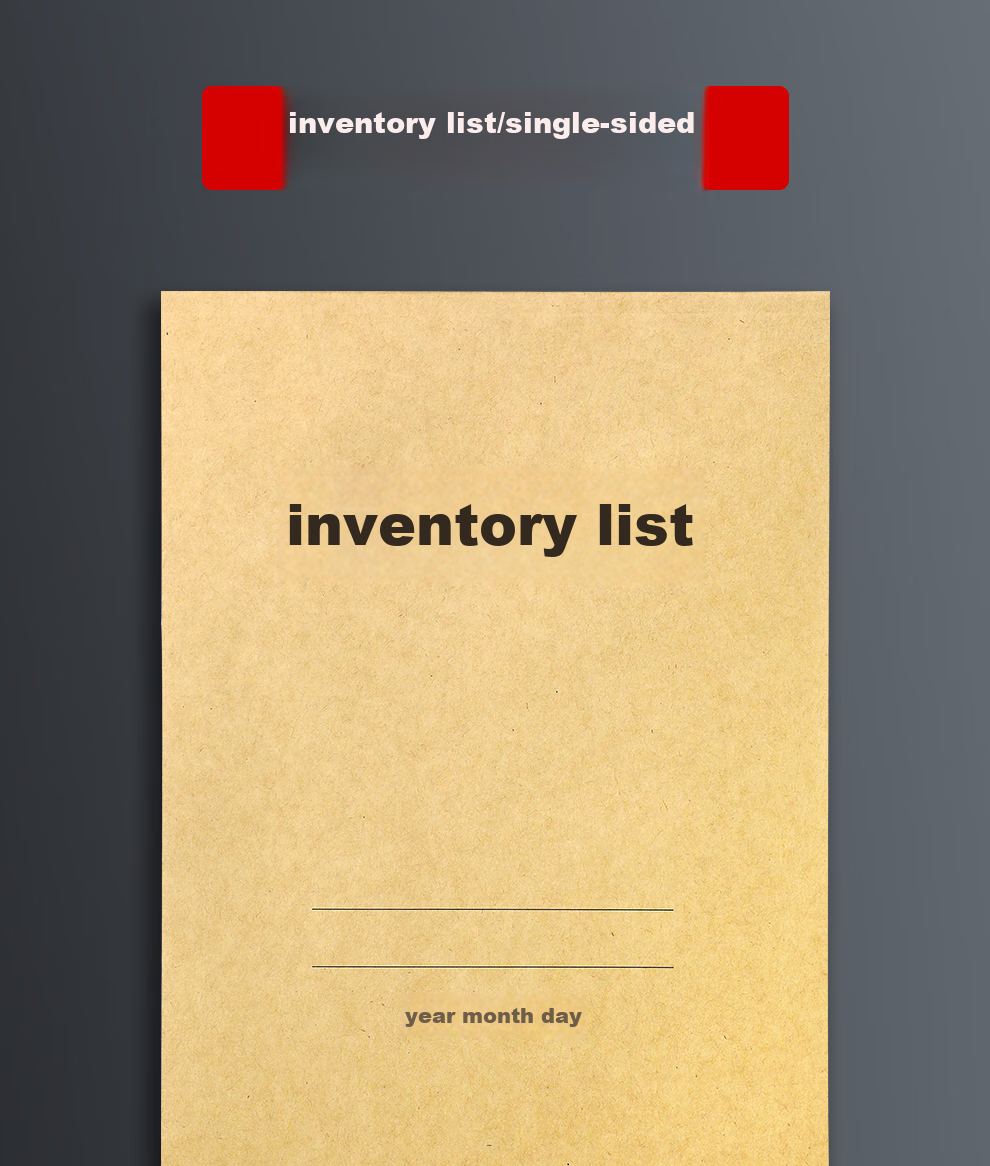 Jiaranheng 3-Pack A4 Large Inventory List, Stock Detail Register, Product Inbound/outbound Statistics Sheet, Sales And Purchase Record Book, Warehouse Inbound/outbound Record Book, Monthly Report 3
