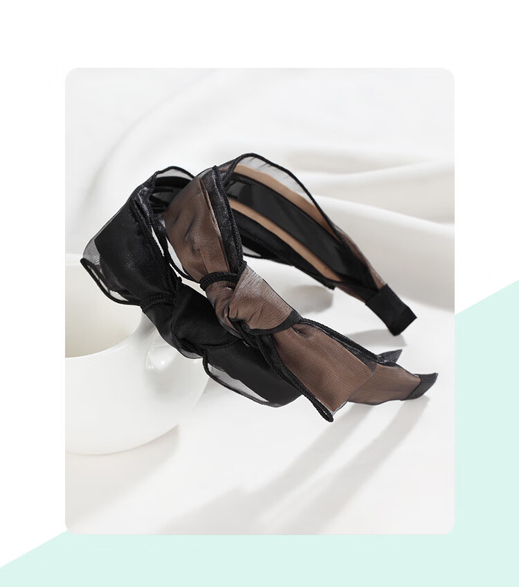 CHIMERA Simple Versatile Heightening Top Bow Headband Hair Accessory, Women's Mid-Autumn Festival Gift 1