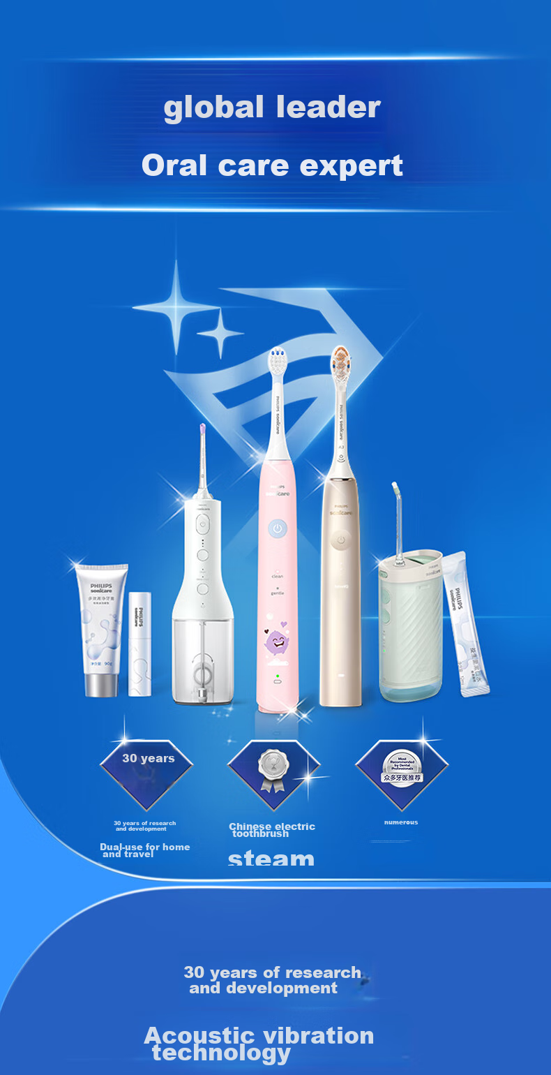 PHILIPS Electric Toothbrush Heads Kids Mini Official Original 2-Pack HX6032/84 Compatible with Little Flying Brush HX5232 HX6322 HX6352 Electric Toothbrush 10