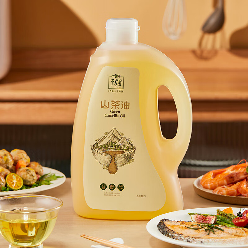 千岁好【保真山茶油】山茶油3L 地标油茶籽油 压榨一级食用油