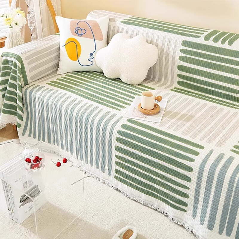 AVIVI Sofa Cover, All-Season Slipcover, Seat Cushion, Non-Slip Cover, Full Wrap Blanket, 180*230, Four Seasons Trai
