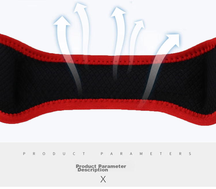 AQ Patellar Strap Compression Band Patellar Protection Band for Men And Women Sports Patellar Knee Brace 50511SP Black And Red 8