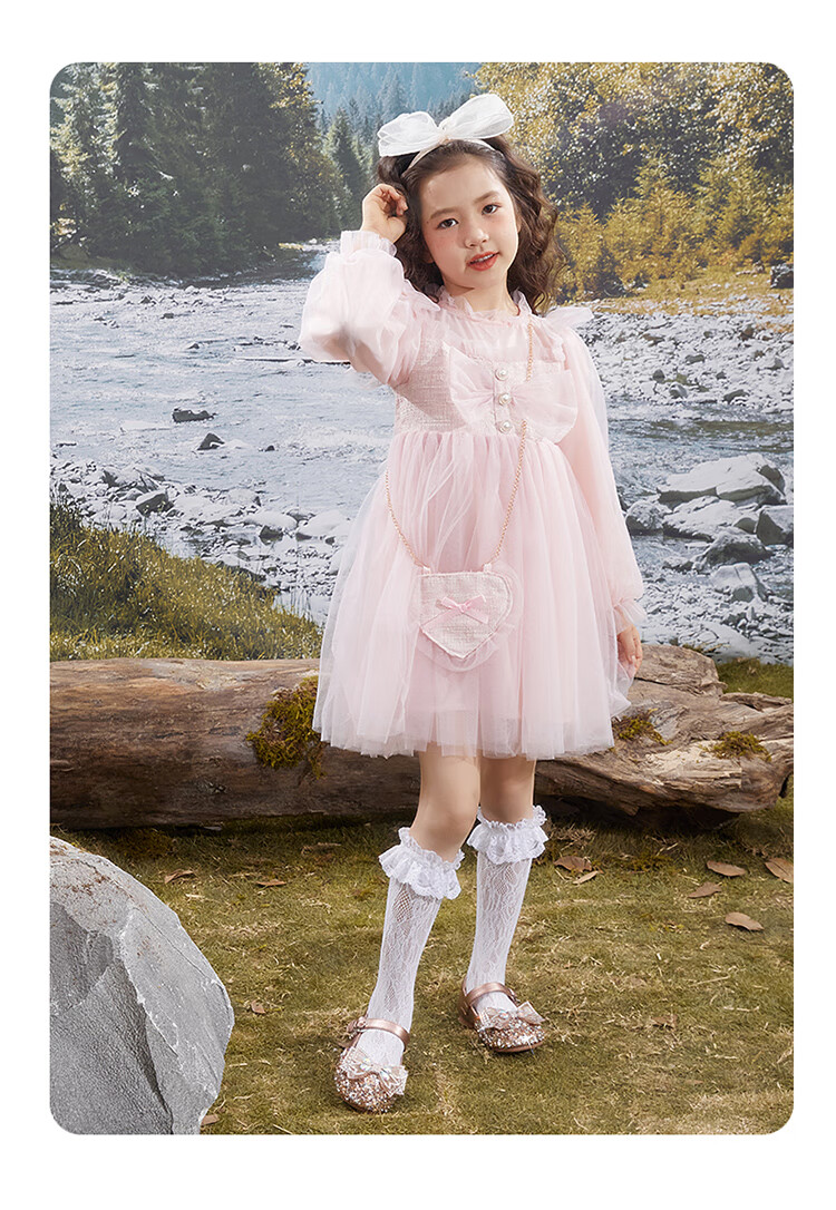 Snoffy Spring Leather Shoes for Girls, Princess Shoes for Older Children, Grit Crystal Shoes, Comfortable Children's Performance Shoes, Moonlight Silver, Size 27 12