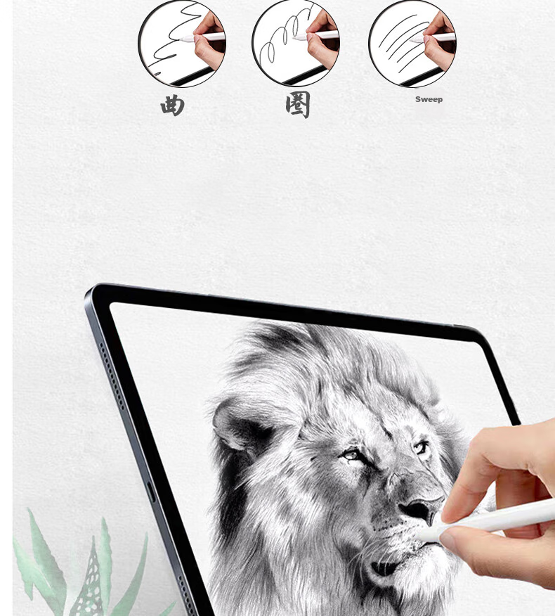 ESCASE Huawei MatePad Pro 11 Paper-Like Film Tablet Protective Film, Kent Paper, 2022/2024 Model Frosted Full-Screen Hand-Drawn Writing And Drawing Professional Screen Protector 7