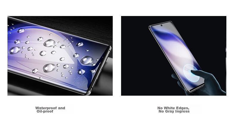 HotFire Hydrogel Film for Samsung S23, Tempered Soft Film, Galaxy S23 Phone Film, Curved High-Definition Full Coverage, Shockproof, Anti-Fingerprint Phone Protective Film 9