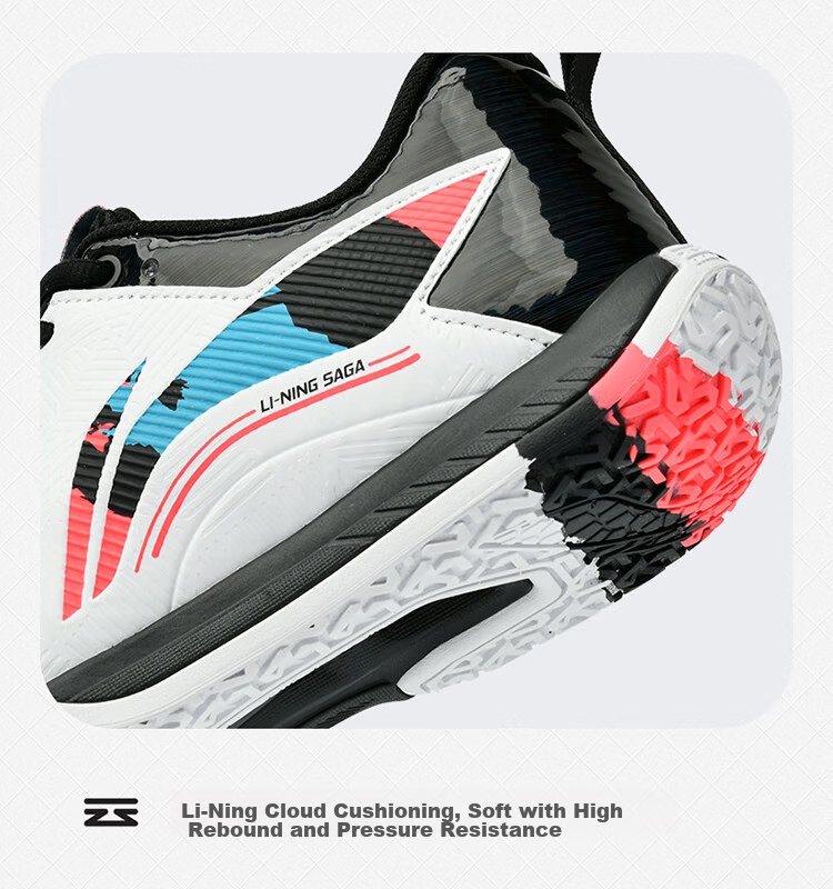 Li-Ning Badminton Shoes for Men And Women, Ground-Hugging Flight LITE Wide-Fit Training Competition Shuttlecock Shoes Second And Third Generatio 7