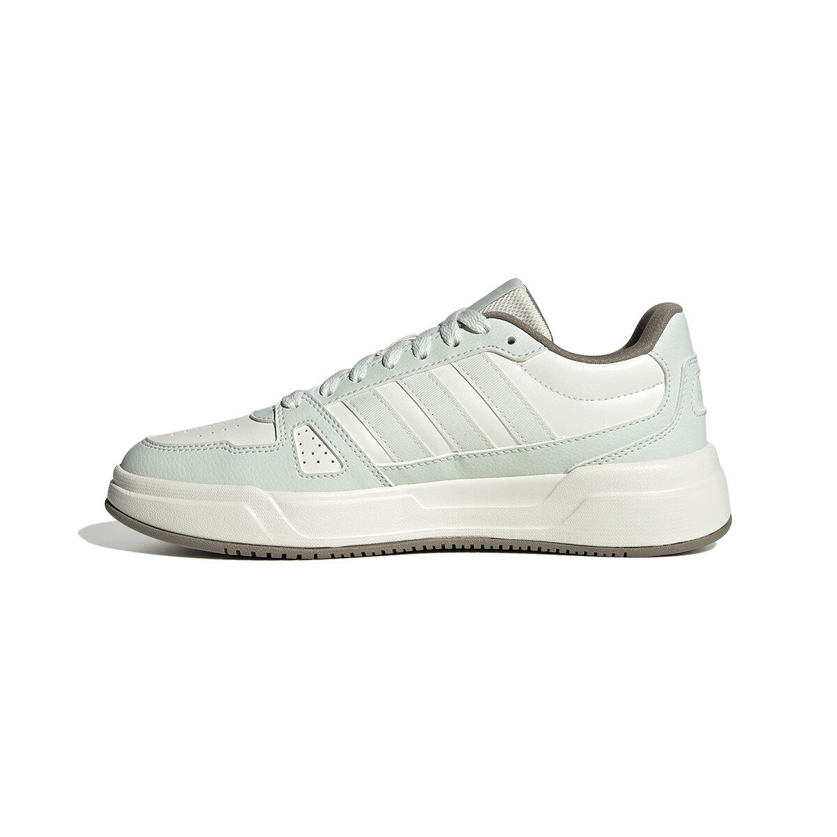 Adidas Women's Summer Breathable Casual Sneakers Lightweight Soft Sole Shock Absorption Minimalist White Shoes Ochre Brown Size 38.5 2
