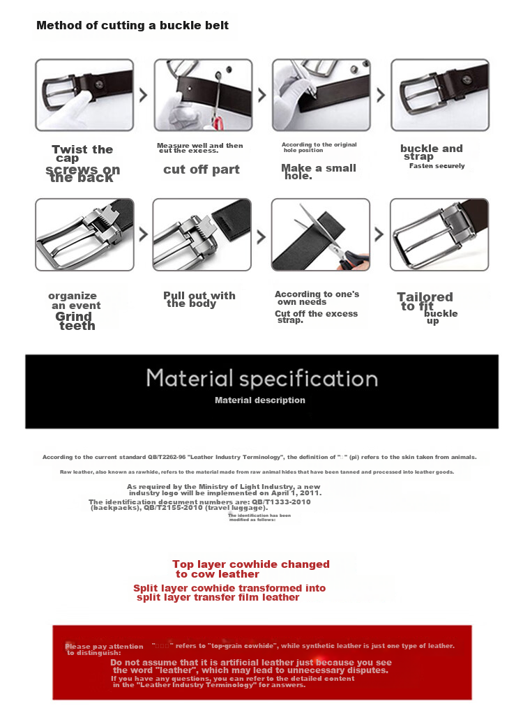 CROCODILE Top-Grain Leather Women's Automatic Buckle Belt, Business Belt, Birthday Gift for Girlfriend, T1561 Black 14
