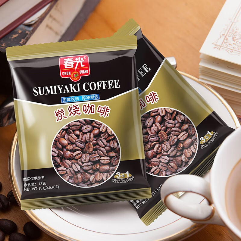 春光食品 海南特产 炭烧咖啡360g 速溶咖啡粉 冲调饮品 独立小包装