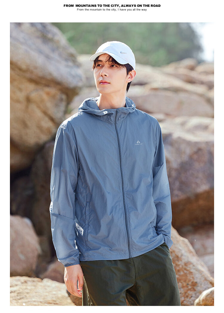 Pioneer Camp Sun Protection Clothing for Men, New Summer Outdoor UV-Resistant Sunscreen Jacket, Lightweight Breathable Skin Coat, Men's Fishing Outerwear 19