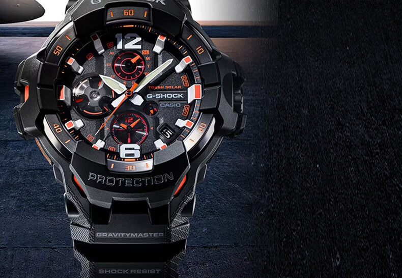 Casio Watch, G-SHOCK Aviation Series Shockproof And Water-Resistant Sports Watch, Gift for Boyfriend, GR-B300 12
