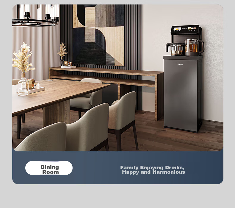 TRULIVA Tea Bar Machine Water Dispenser Home Multi-Functional Office Upright Bottom-Loading Water Bottle Fully Automatic Tea Bar Cabinet Integrated High-End Living Room Cooling And Heating Dual-Purpose 2025 New Model 20