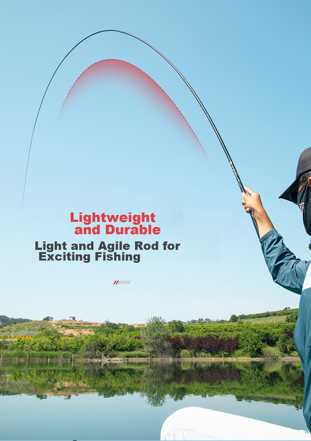 Jinglang Xuanhei 4.5-Meter Fishing Rod, Handheld Ultra-Light And Ultra-Hard, for Wild Fishing And Small Comprehensive Fishing, 28-Section Telescopic Rod, Fishing Pole, Fishing Tackle 19