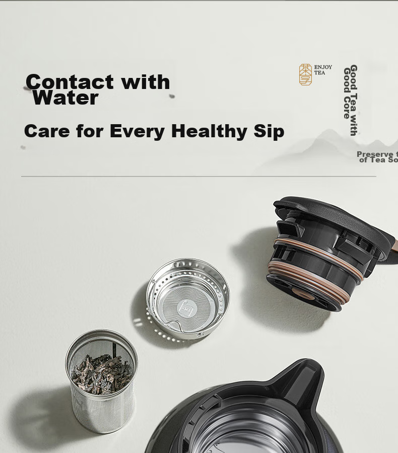 SUPOR Thermal Tea Pot, Home Use Tea Infuser, Large Capacity Water Kettle, 316L Stainless Steel Hot Water Pot, Father's Day Gift 6