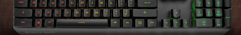 ROG Warrior 2 RX Mechanical Keyboard Wired Gaming Keyboard with RX Blue Switches RGB Backlight Black Myth: Wukong/LPL Waterproof And Dustproof Keyboard 104 Keys Black 20