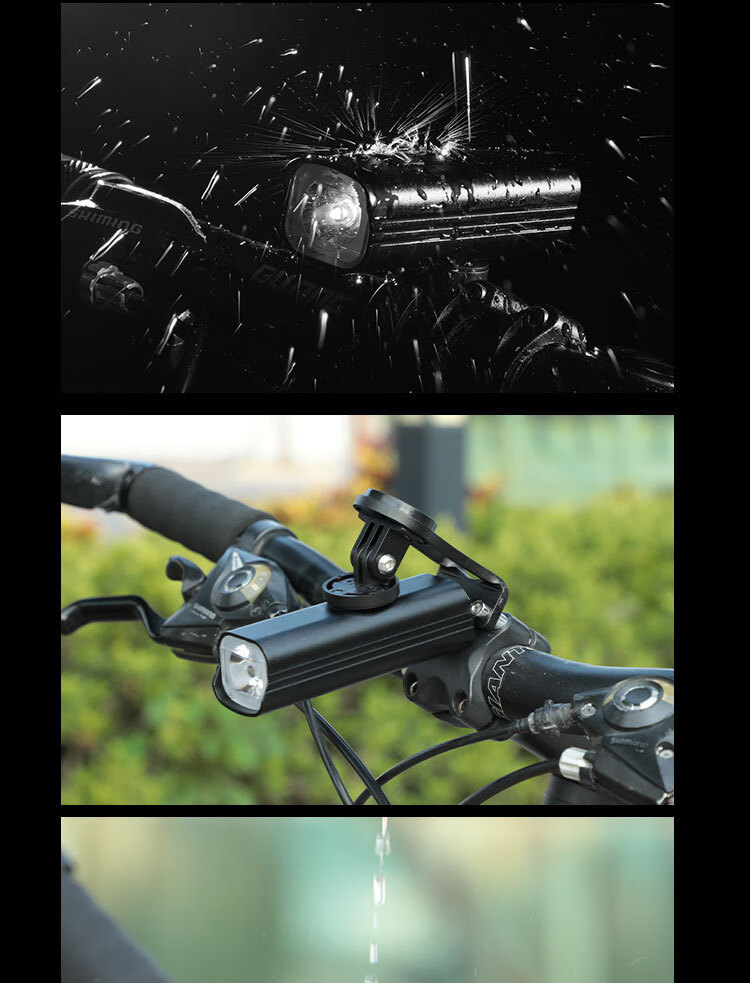 Move Iron Bicycle Light, Smart Sensor Front Light, Mountain Bike 1000 Lumens High Brightness Night Riding Light, Road Bike USB Rechargeable High-Intensity Flashlight, Cycling Equipment Accessories 17