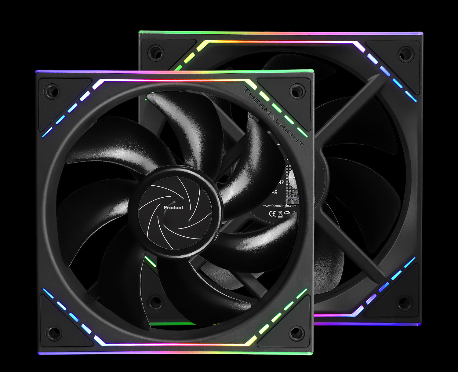 Thermalright TL-M12, 12cm Fan, 1500 RPM PWM, S-FDB Bearing, Color-Changing Frame, 12cm Case Fa 17