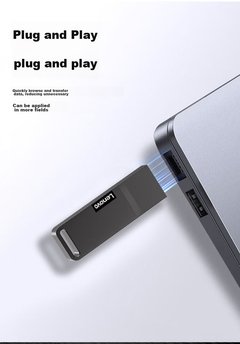 Lianxiang (Lenovo) 16GB USB2.0 Mobile Flash Drive K110, Compact And Portable, Shockproof And Drop-Resistant, Metal Mini Car USB Drive 4