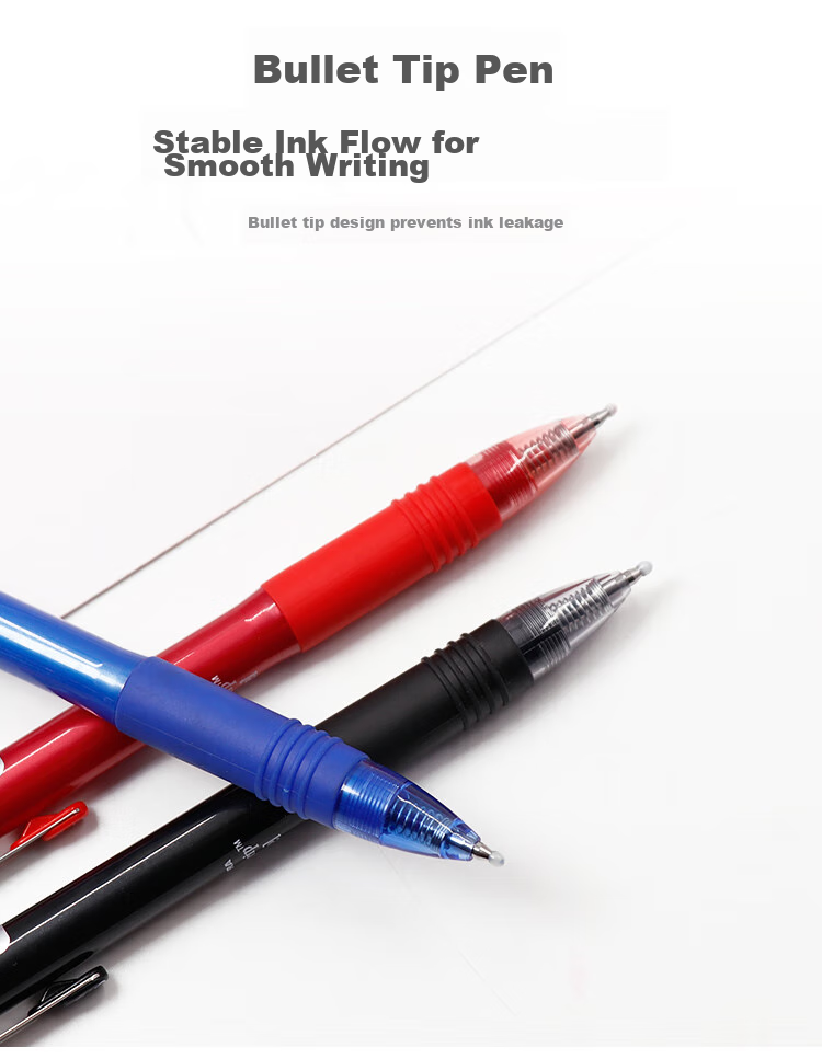 ZEBRA Bullet Tip Gel Pen 0.5mm Zhenhao Series Teacher's Correction Student Note Annotation Signing Pen C-JJ3 Red 5-Pack 5