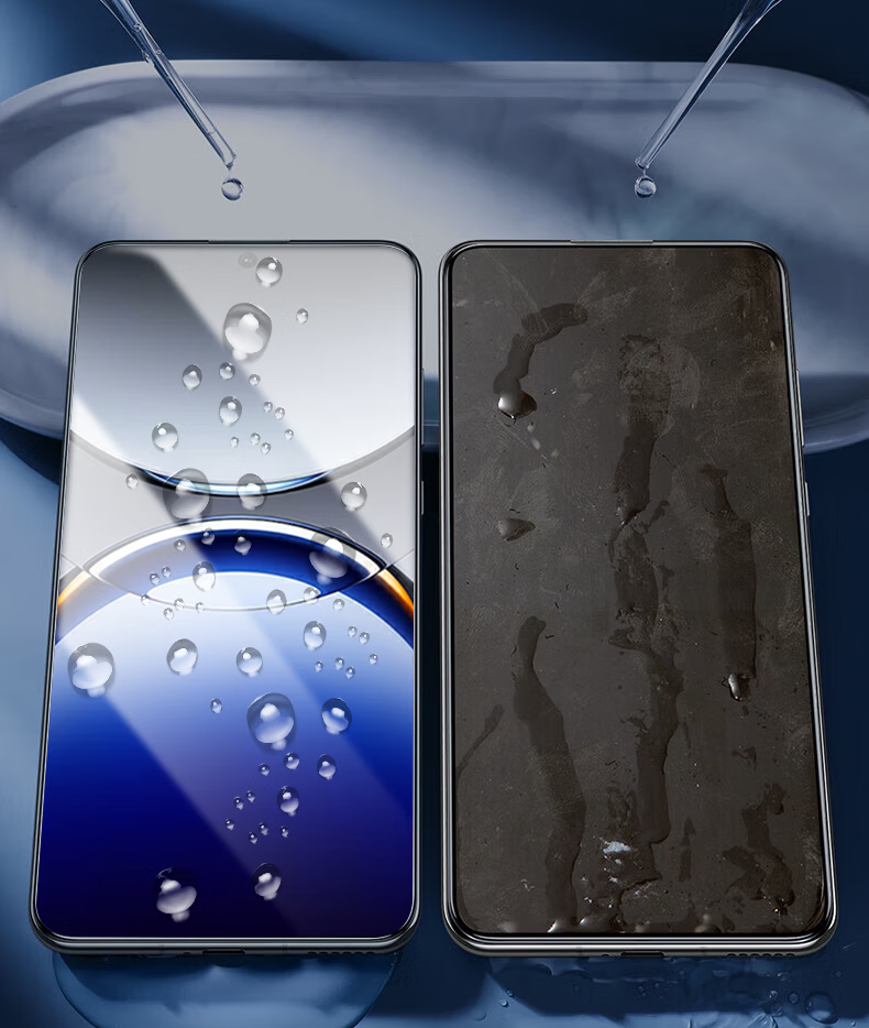 Baozou [2-Pack - Replacement Guaranteed] Tempered Glass Screen Protector for OPPO Find X8s+, Full Coverage HD Anti-Fingerprint Shatterproof Film for OPPO Find X8s+ Smartphone 5