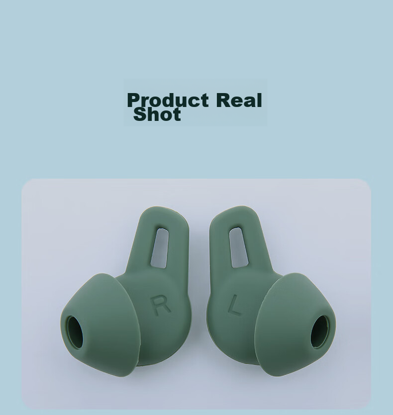 Masentek ES22 Compatible with Huawei Freelace Pro Bluetooth Earphones, Ear Tips And Earbuds, 2 HUAWEI Soft Silicone Covers Replacement Accessories, Sports Anti-Slip, Small Green Size, 1 Pair 9