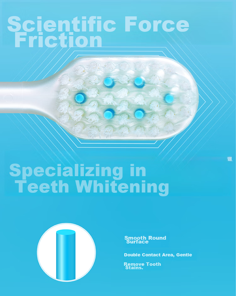 EBISU Wide-Head Medium Bristle Whitening Toothbrush for Adults, Men And Women, Couples, Gum Protection, Teeth Whitening, Tongue Coating Cleaning, 1 Piece, Random Color 7