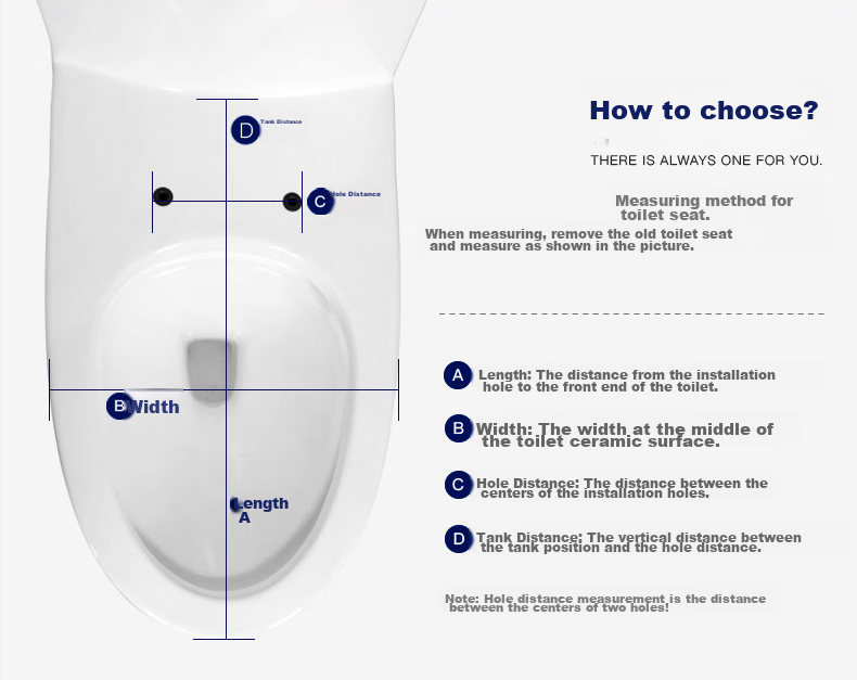 Haili Toilet Seat Cover Universal V-Shaped U-Shaped Melamine Thickened Old-Style Toilet Seat Ring Household Toilet Seat Accessory Replacement 804 2