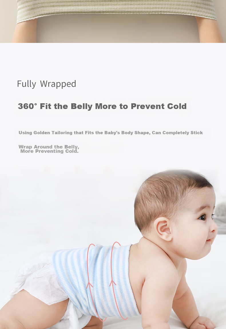 Beitaisi Baby Belly Band, Newborn Navel Protector, Anti-Cold Device, Double Layer, 3 Pieces, 17*17cm 4