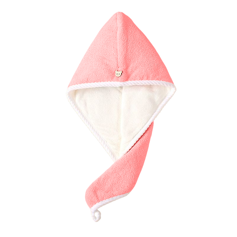 UPLUS Hair Drying Cap, Double-Layer Thickened Soft Head Wrap, Highly Absorbent, Washable, for Long Hair, Quick-Drying Towel, Shower Cap, Hair Drying Towel