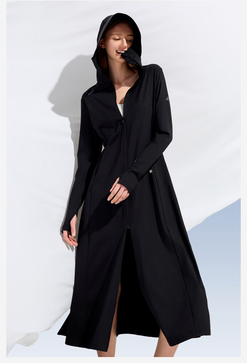 SUPIELD Full-Range Mid-Length Sun Protection Jacket for Women, Outdoor UV-Resistant, Cool-Feeling Windbreaker, Sun Protection Coat 12