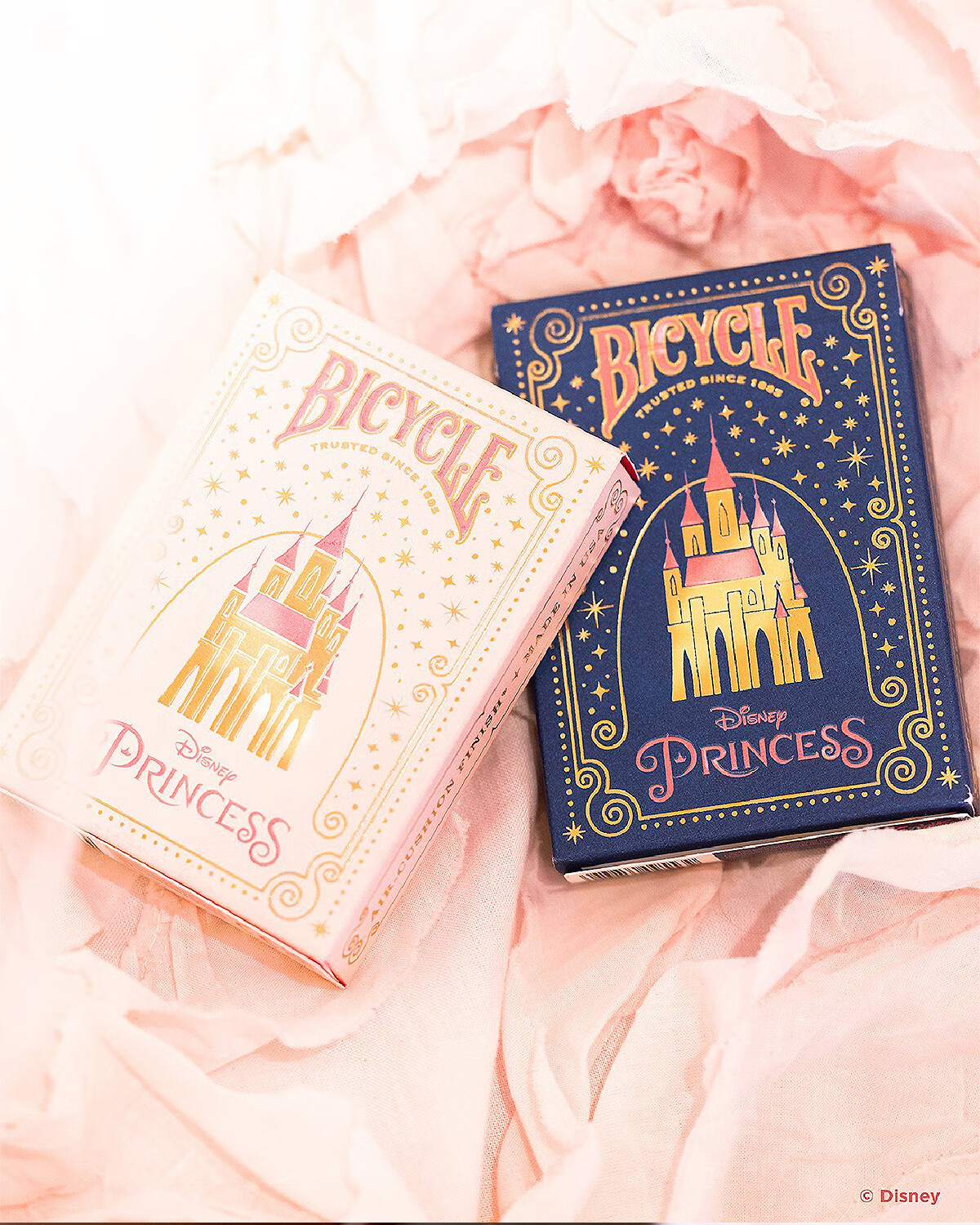 BICYCLE Disney Princess Series Commemorative Playing Cards (Blue) - 1 Deck 1