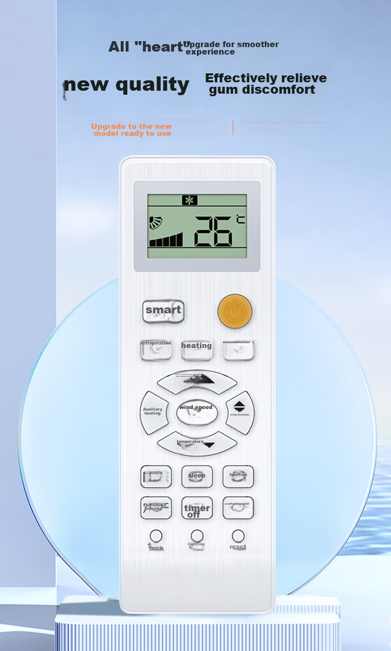 Accoona Universal Remote Control Compatible with Haier Air Conditioners, Suitable for All Central Air Conditioning Units, Wall-Mounted And Floor-Standing Models, Xiaozhuangyuan, Xiaochao Ren, Tongshuai, Jingyue KFR-26GW/35GW/50LW 1