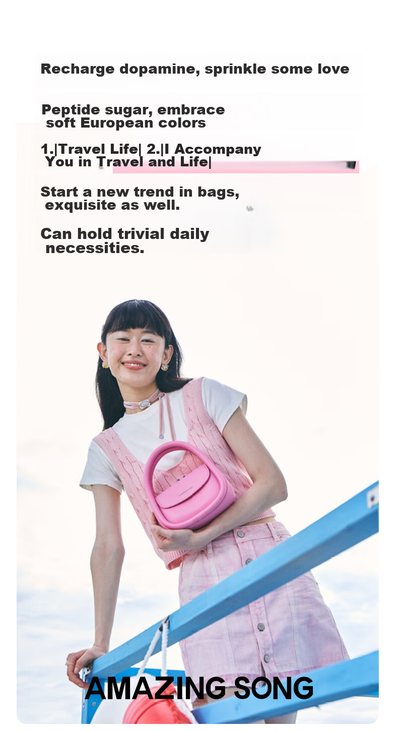 AMAZING SONG Soft European Bag Medium Size Shoulder Crossbody Bag Fashionable Cowhide Work Commute High-End Handbag Small Purse Birthday Gift 1