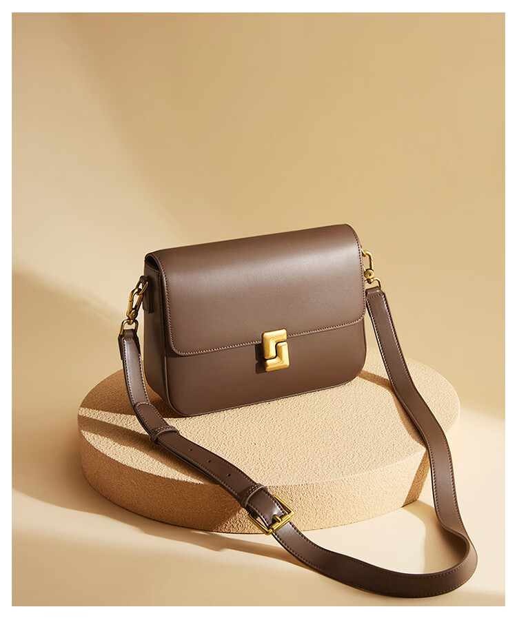 FOXER Top-Grain Leather Women's Handbag, Large Capacity Shoulder Bag, Crossbody Bag, Light Luxury Valentine's Day Gift 3